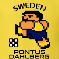Pontus Dahlberg Tecmo Soccer Sweden World Cup Favorite Player T Shirt 34257210