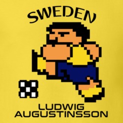 Ludwig Augustinsson Tecmo Soccer Sweden World Cup Favorite Player T Shirt 34257214