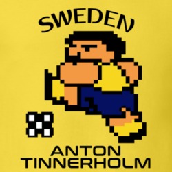 Anton Tinnerholm Tecmo Soccer Sweden World Cup Favorite Player T Shirt 34257218