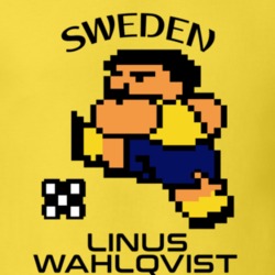 Linus Wahlqvist Tecmo Soccer Sweden World Cup Favorite Player T Shirt 34257220