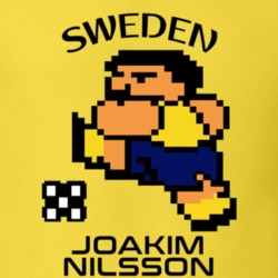 Joakim Nilsson Tecmo Soccer Sweden World Cup Favorite Player T Shirt 34257222