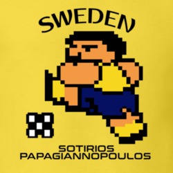 Sotirios Papagiannopoulos Tecmo Soccer Sweden World Cup Favorite Player T Shirt 34257225