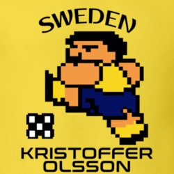 Kristoffer Olsson Tecmo Soccer Sweden World Cup Favorite Player T Shirt 34257238