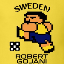 Robert Gojani Tecmo Soccer Sweden World Cup Favorite Player T Shirt 34257241