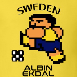 Albin Ekdal Tecmo Soccer Sweden World Cup Favorite Player T Shirt 34257248