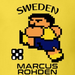 Marcus Rohden Tecmo Soccer Sweden World Cup Favorite Player T Shirt 34257251