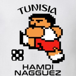 Hamdi Nagguez Tecmo Soccer Tunisia World Cup Favorite Player T Shirt 34267910