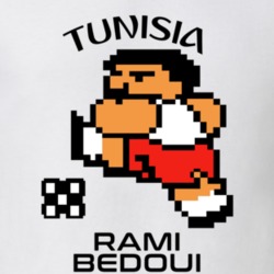 Rami Bedoui Tecmo Soccer Tunisia World Cup Favorite Player T Shirt 34267911