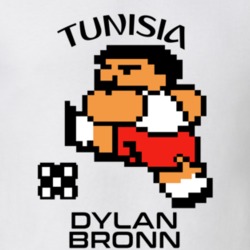 Dylan Bronn Tecmo Soccer Tunisia World Cup Favorite Player T Shirt 34267913