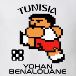 Yohan Benalouane Tecmo Soccer Tunisia World Cup Favorite Player T Shirt 34267915
