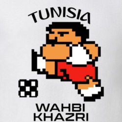Wahbi Khazri Tecmo Soccer Tunisia World Cup Favorite Player T Shirt 34267917