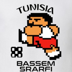 Bassem Srarfi Tecmo Soccer Tunisia World Cup Favorite Player T Shirt 34267924