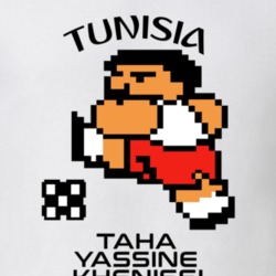 Taha Yassine Khenissi Tecmo Soccer Tunisia World Cup Favorite Player T Shirt 34267928