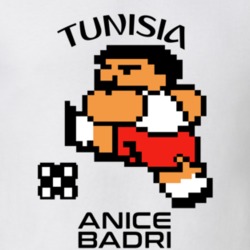 Anice Badri Tecmo Soccer Tunisia World Cup Favorite Player T Shirt 34267929