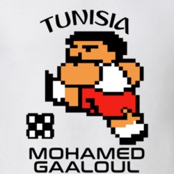 Mohamed Gaaloul Tecmo Soccer Tunisia World Cup Favorite Player T Shirt 34267931