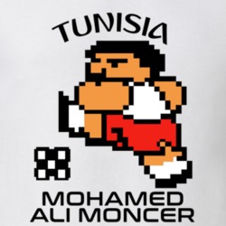 Mohamed Ali Moncer Tecmo Soccer Tunisia World Cup Favorite Player T Shirt 34267937