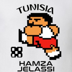 Hamza Jelassi Tecmo Soccer Tunisia World Cup Favorite Player T Shirt 34267938