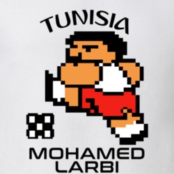 Mohamed Larbi Tecmo Soccer Tunisia World Cup Favorite Player T Shirt 34267940