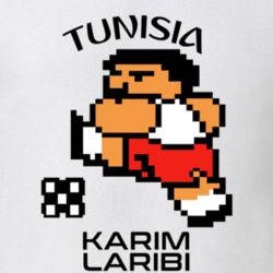 Karim Laribi Tecmo Soccer Tunisia World Cup Favorite Player T Shirt 34267941