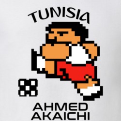 Ahmed Akaichi Tecmo Soccer Tunisia World Cup Favorite Player T Shirt 34267943