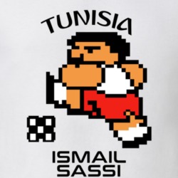 Ismail Sassi Tecmo Soccer Tunisia World Cup Favorite Player T Shirt 34267945