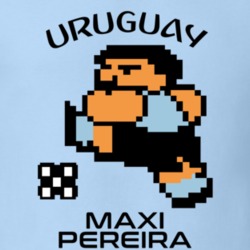 Maxi Pereira Tecmo Soccer Uruguay World Cup Favorite Player T Shirt 34273120