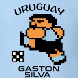 Gaston Silva Tecmo Soccer Uruguay World Cup Favorite Player T Shirt 34273124