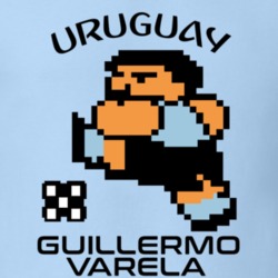 Guillermo Varela Tecmo Soccer Uruguay World Cup Favorite Player T Shirt 34273125