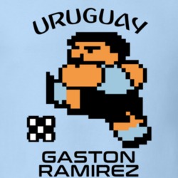 Gaston Ramirez Tecmo Soccer Uruguay World Cup Favorite Player T Shirt 34273127