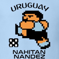 Nahitan Nandez Tecmo Soccer Uruguay World Cup Favorite Player T Shirt 34273131