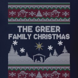 Greer Family Ugly Christmas Sweater T Shirt 34739891