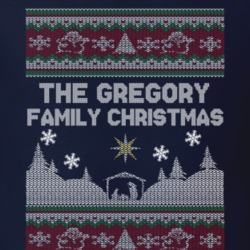 Gregory Family Ugly Christmas Sweater T Shirt 34739893