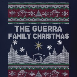 Guerra Family Ugly Christmas Sweater T Shirt 34739906