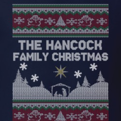 Hancock Family Ugly Christmas Sweater T Shirt 34739934