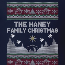 Haney Family Ugly Christmas Sweater T Shirt 34739937
