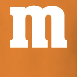 M And Ms Orange Halloween Costume T Shirt 34857514