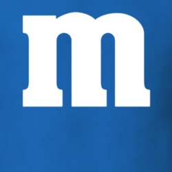 M And Ms Blue Halloween Costume T Shirt 34857516
