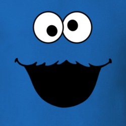 Cookie Monster Face Halloween Costume T Shirt 34929417