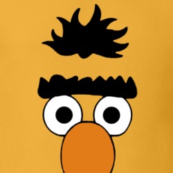 Bert Face Sesame Street Halloween Costume T Shirt 34929418