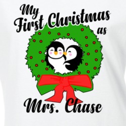 My First Christmas As Mrs Chase Cute Christmas T Shirt 35068731