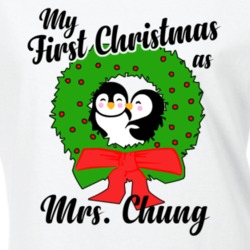 My First Christmas As Mrs Chung Cute Christmas T Shirt 35068744