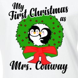 My First Christmas As Mrs Conway Cute Christmas T Shirt 35068792