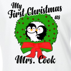 My First Christmas As Mrs Cook Cute Christmas T Shirt 35068794