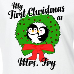 My First Christmas As Mrs Fry Cute Christmas T Shirt 35069004
