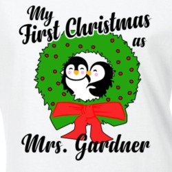 My First Christmas As Mrs Gardner Cute Christmas T Shirt 35069027