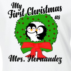 My First Christmas As Mrs Hernandez Cute Christmas T Shirt 35069203