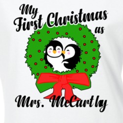My First Christmas As Mrs Mccarthy Cute Christmas T Shirt 35069447
