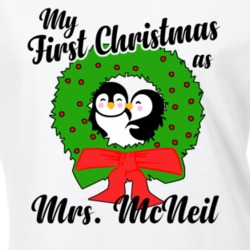 My First Christmas As Mrs Mcneil Cute Christmas T Shirt 35069474
