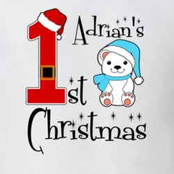 Adrian Baby Boy First Christmas Cute Christmas T Shirt 35069954