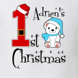 Adrien Baby Boy First Christmas Cute Christmas T Shirt 35069956